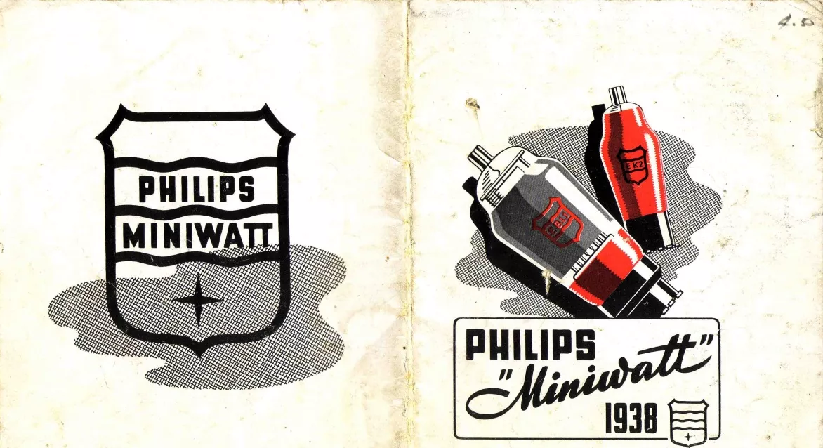 Philips databok från 1938