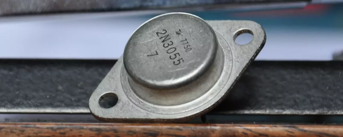 Effekttransistor kisel TO-3