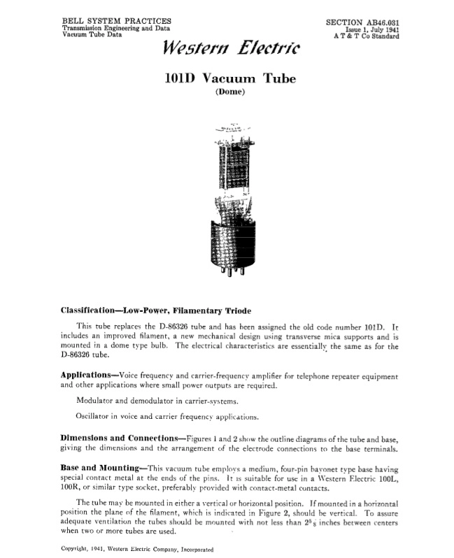 Western Electric 1941